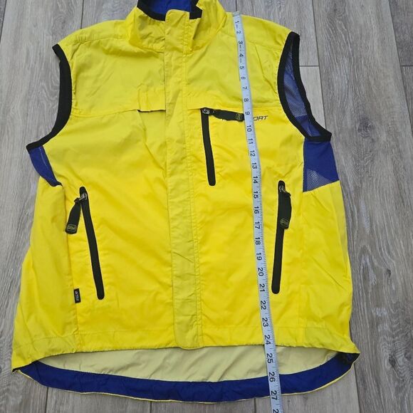 Polo Sport Ralph Lauren Nylon Wind Vest Shell 5 Pockets Outdoor Mens Size Medium - Picture 6 of 13